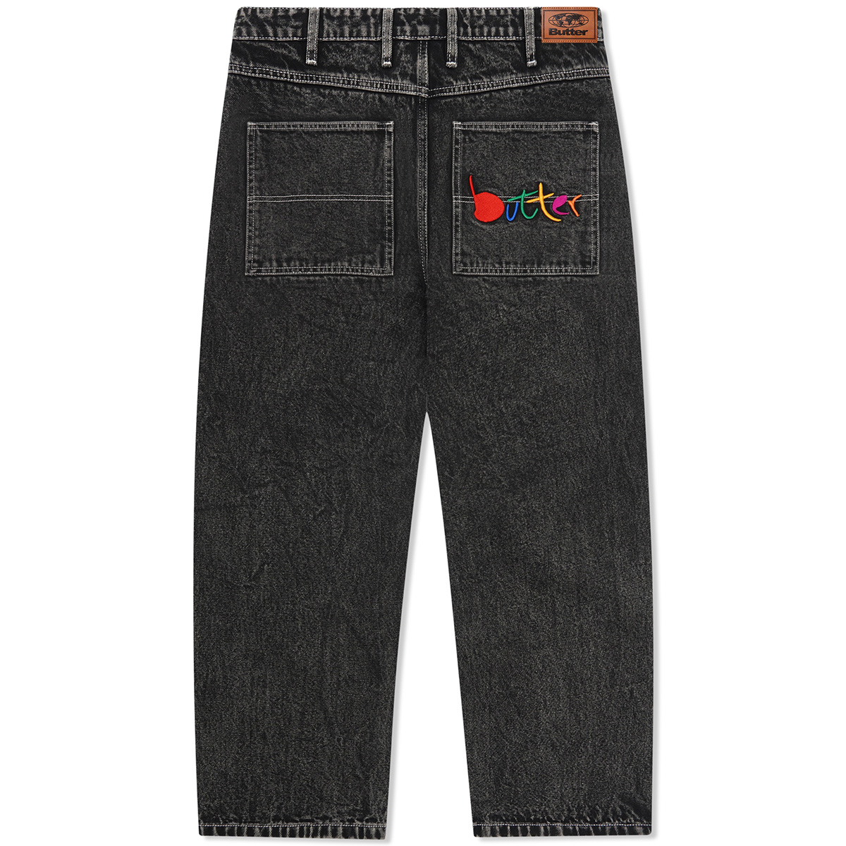 Butter Goods Art Denim Jeans Washed Black Butter Goods Art Denim Jeans Washed Black