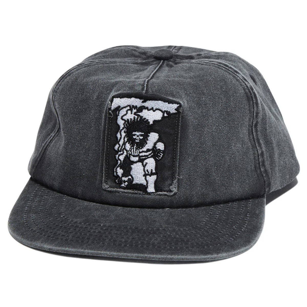 Fucking Awesome FU Patch Snapback Cap Black Washed