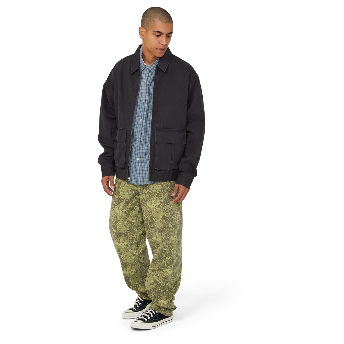 HUF Pacific Work Jacket Black