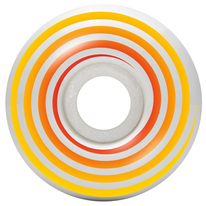 Hazard By Madness Swirl CP Radial Wheels White/Yellow 60mm