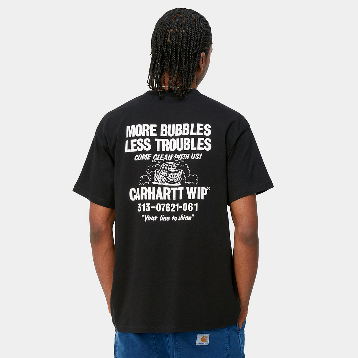 Carhartt WIP Less Troubles T-Shirt Black / White