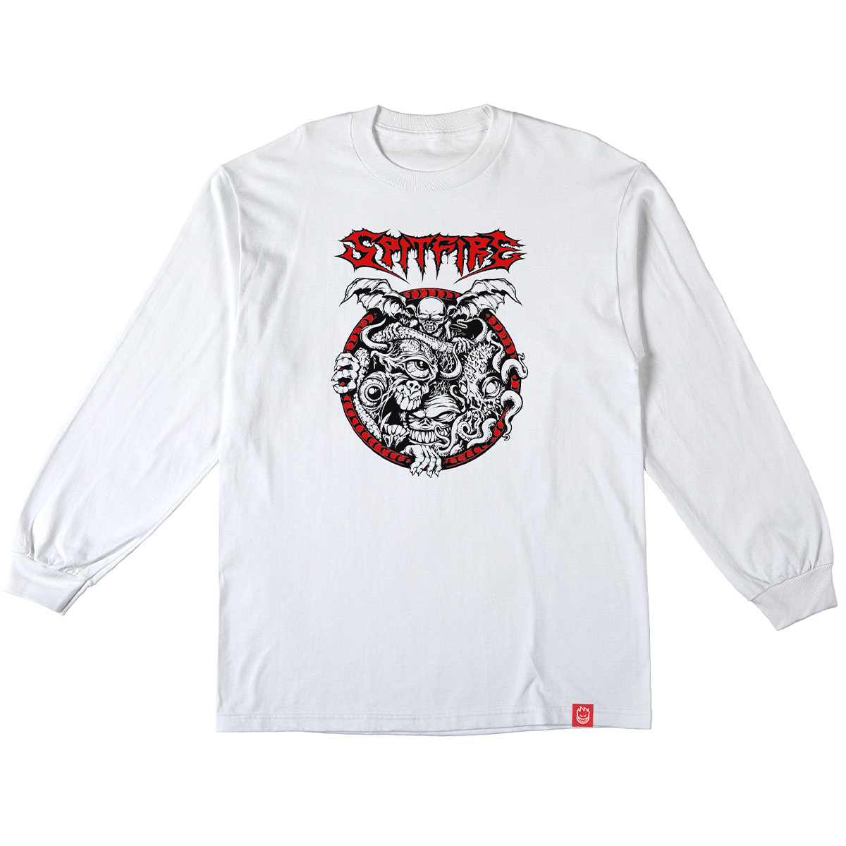 Spitfire Demon Gate Longsleeve T-Shirt White Spitfire Demon Gate Longsleeve T-Shirt White