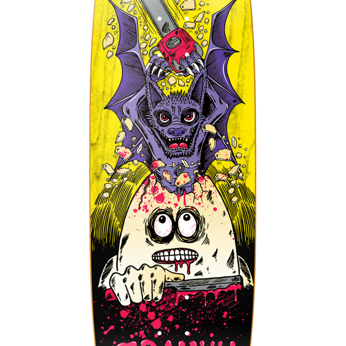 Heroin Franky Villani Guest Egg Skateboard Deck 9.5 