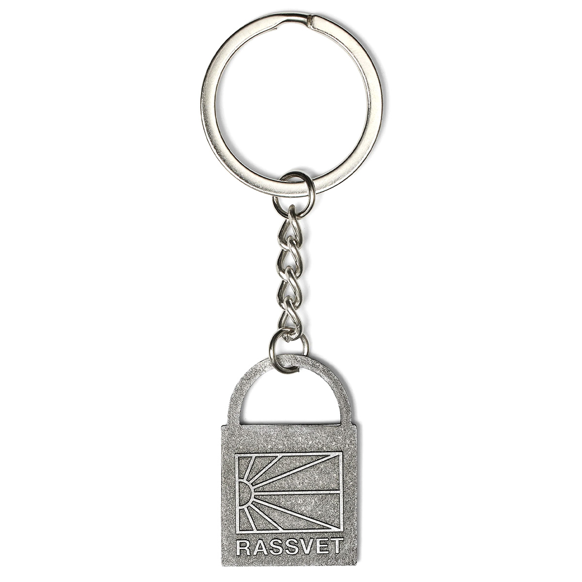 Rassvet Lock Key Chain Metal Black