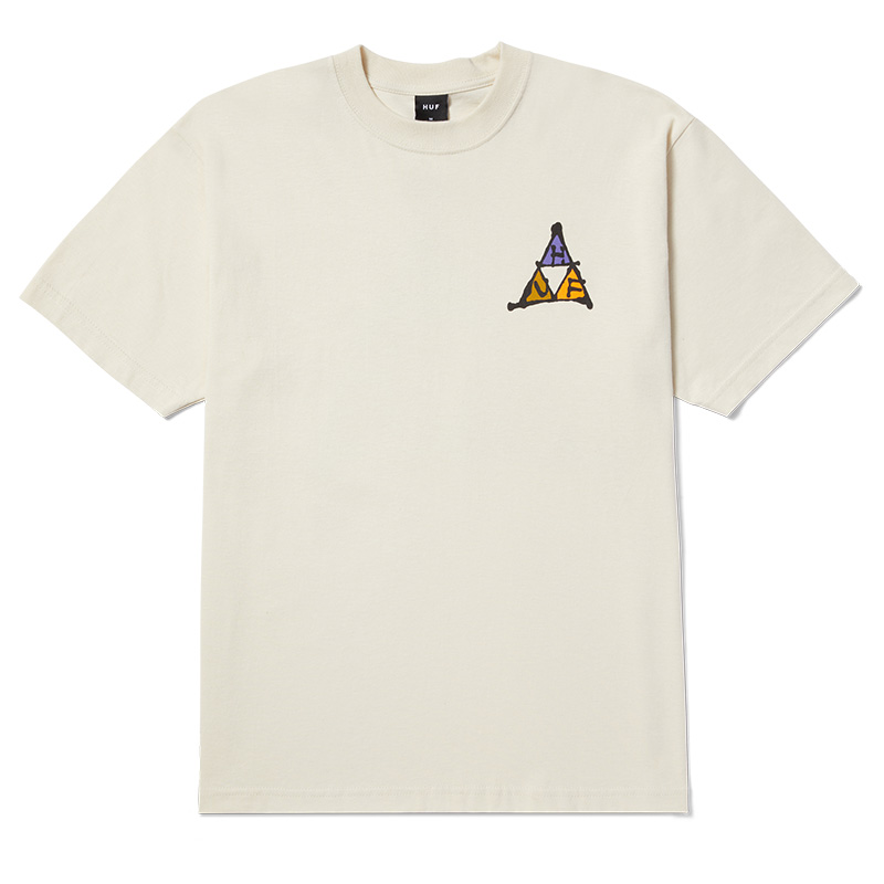 HUF No-Fi Triple Triangle T-Shirt Bone