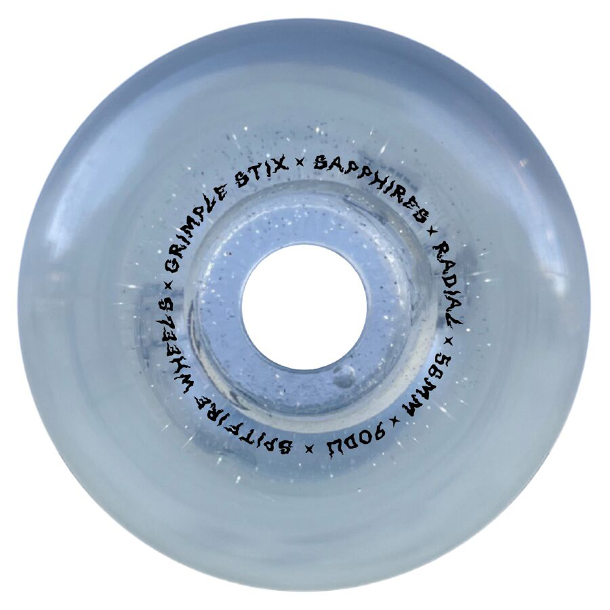 Spitfire Sapphire Wheels Clear Purple 90D 58mm | Skatestore
