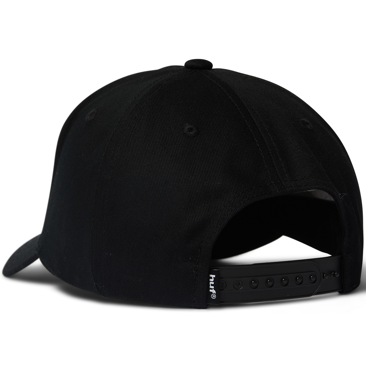 HUF 89 Oval 5 Panel Cap Black