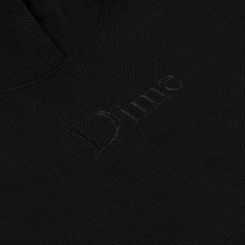 Dime Classic Logo Hoodie Black Dime Classic Logo Hoodie Black