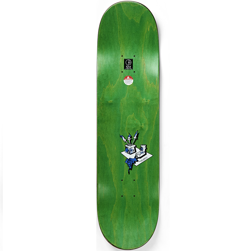 Polar Dane Brady Painter Skateboard Deck Red 8.375 Polar Dane Brady Painter Skateboard Deck Red 8.375