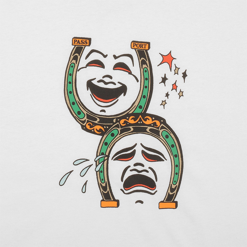 Pass-Port Dumb Luck Horeshoe T-shirt White Pass-Port Dumb Luck Horeshoe T-shirt White