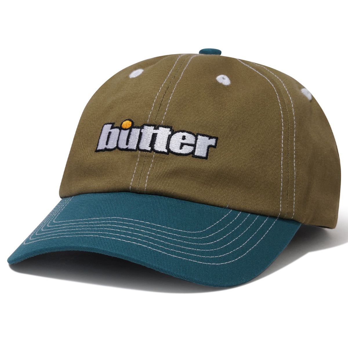 Butter Goods Ace 6 Panel Cap Canteen/Teal