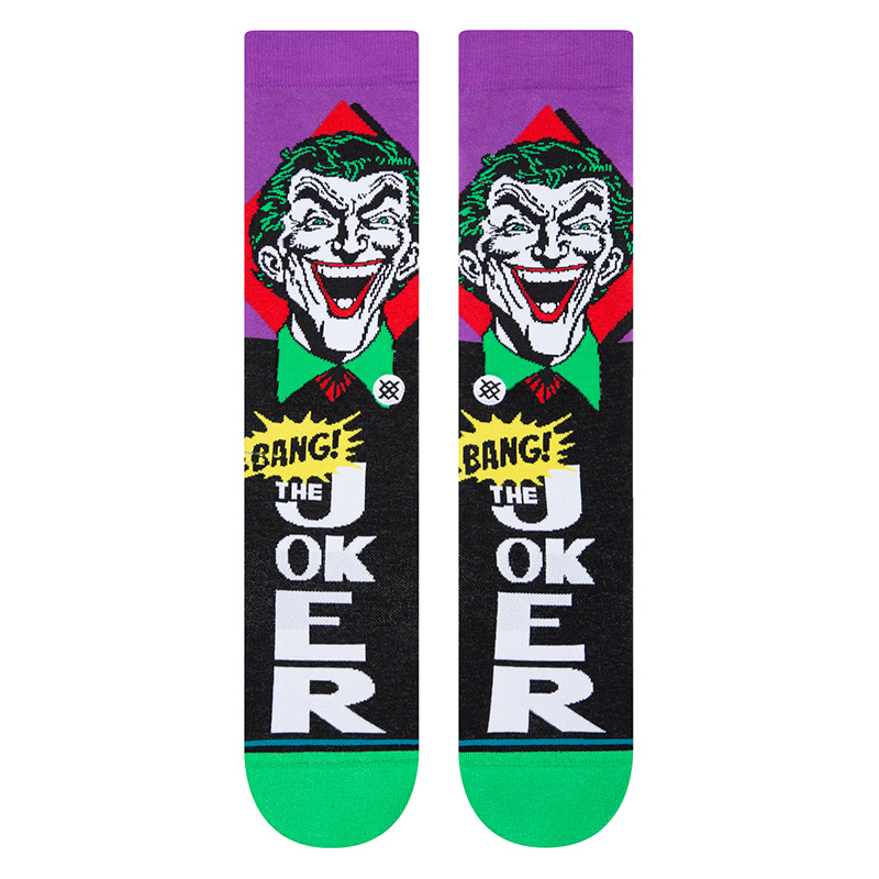Stance Joker Comic Socks Black Stance Joker Comic Socks Black