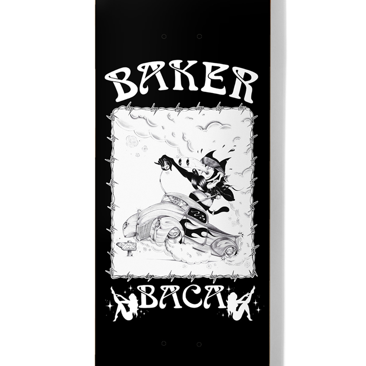 Baker Sammy Baca Skatecreep B2 Shape Skateboard Deck 8.25