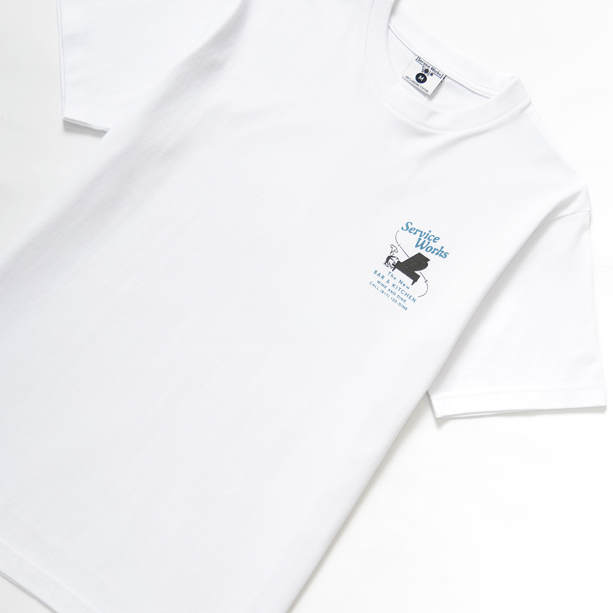 Service Works Bar + Kitchen T-Shirt White