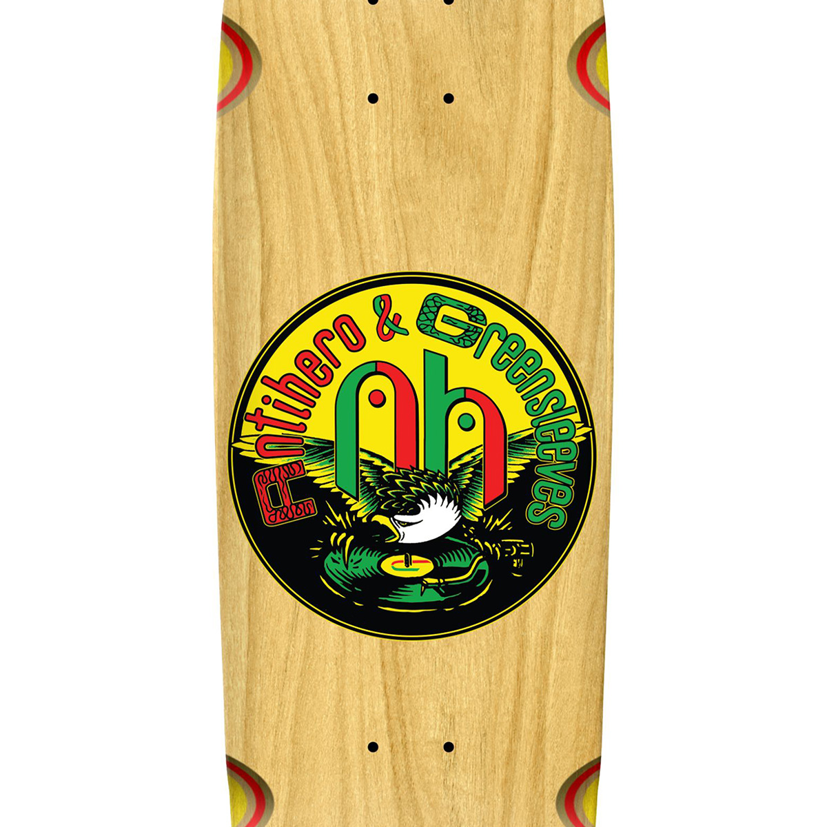 Anti Hero Greensleeves Team Wheel Wells Skateboard Deck 9.0