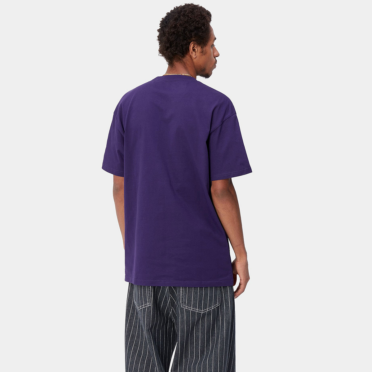 Carhartt WIP Chase T-Shirt Tyrian/Gold Carhartt WIP Chase T-Shirt Tyrian/Gold