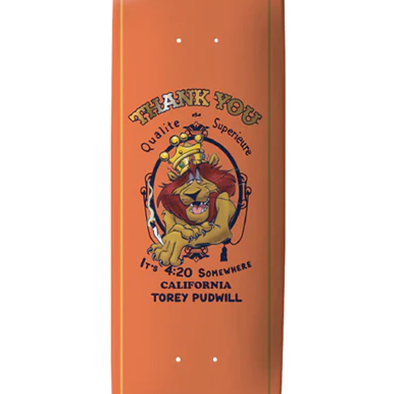 Thank You Torey Pudwill Roll Up Skateboard Deck 8.0 Thank You Torey Pudwill Roll Up Skateboard Deck 8.0