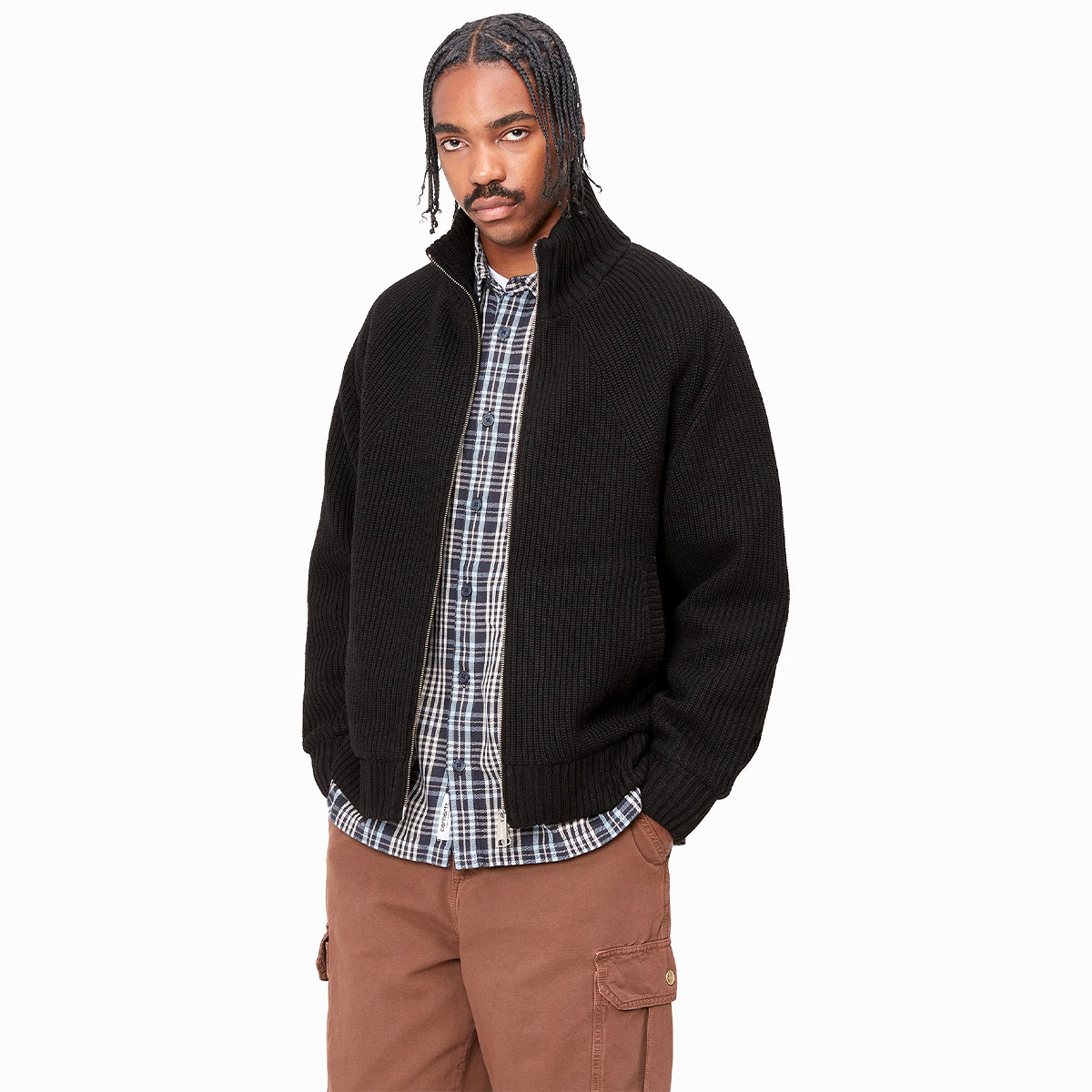 Carhartt WIP Banley Sweater Jacket Black