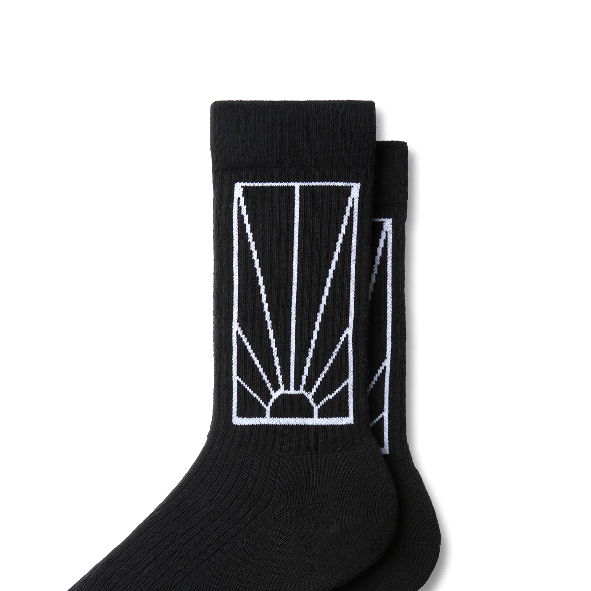 Rassvet Logo Socks Knit Black