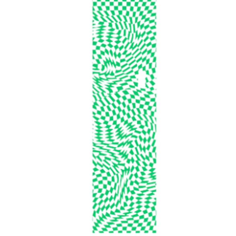 Grizzly Trippy Checkerboard Griptape Sheet Green 9.0 Grizzly Trippy Checkerboard Griptape Sheet Green 9.0