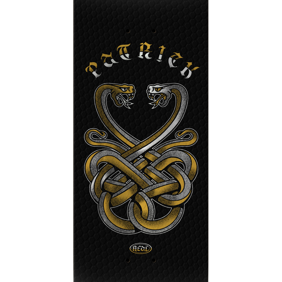 Real Praman Fight Skateboard Deck Black Full SE 8.38