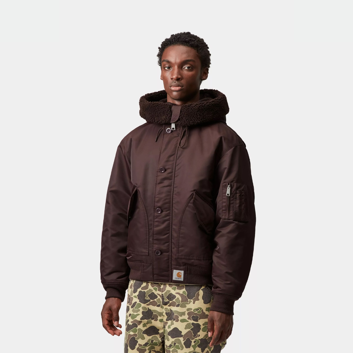 Carhartt WIP HD Oltera Bomber Jacket Palisander/Angelite