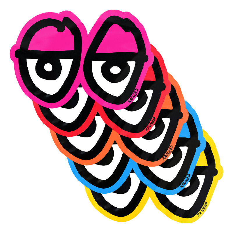 Krooked Kr Eyes Di-Cut MD Sticker