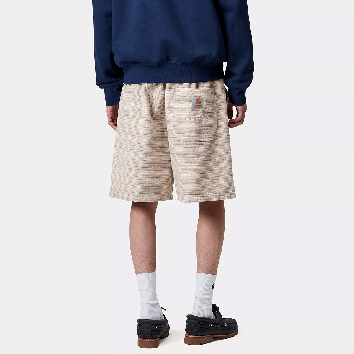 Carhartt WIP Gellar Short Gellar Stripe Wax Rinsed Carhartt WIP Gellar Short Gellar Stripe Wax Rinsed