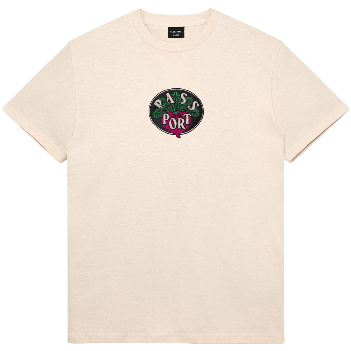 Pass Port Radish T-shirt Natural Pass Port Radish T-shirt Natural