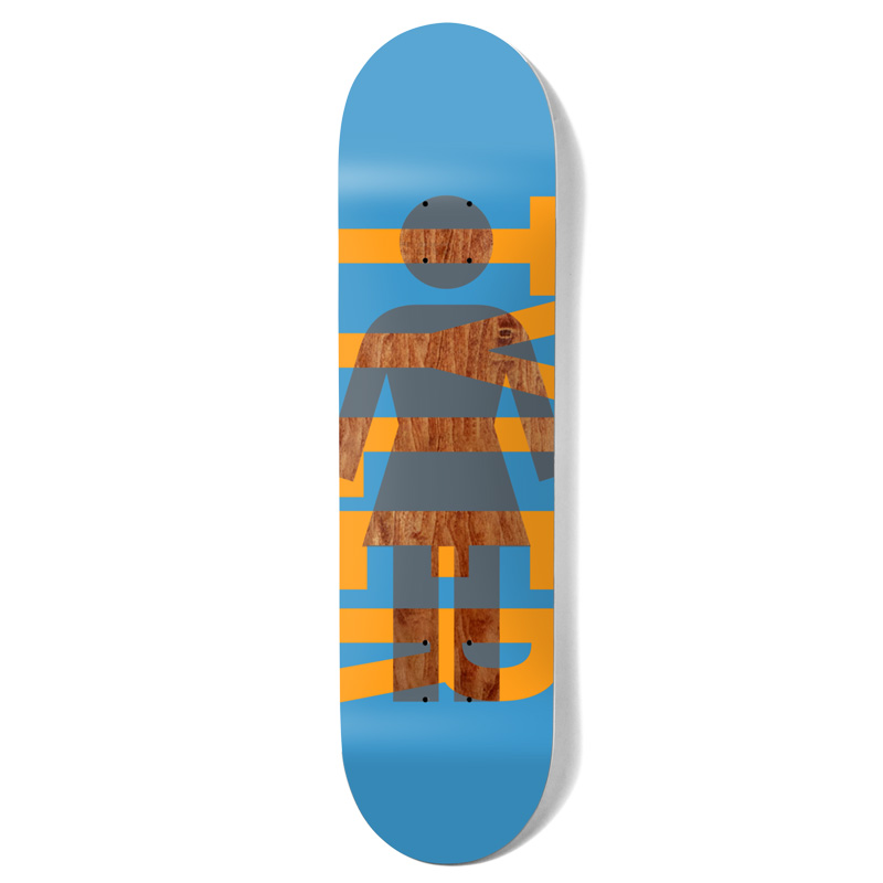 Girl Pacheco OG Knockout Skateboard Deck Blue 7.75 Girl Pacheco OG Knockout Skateboard Deck Blue 7.75