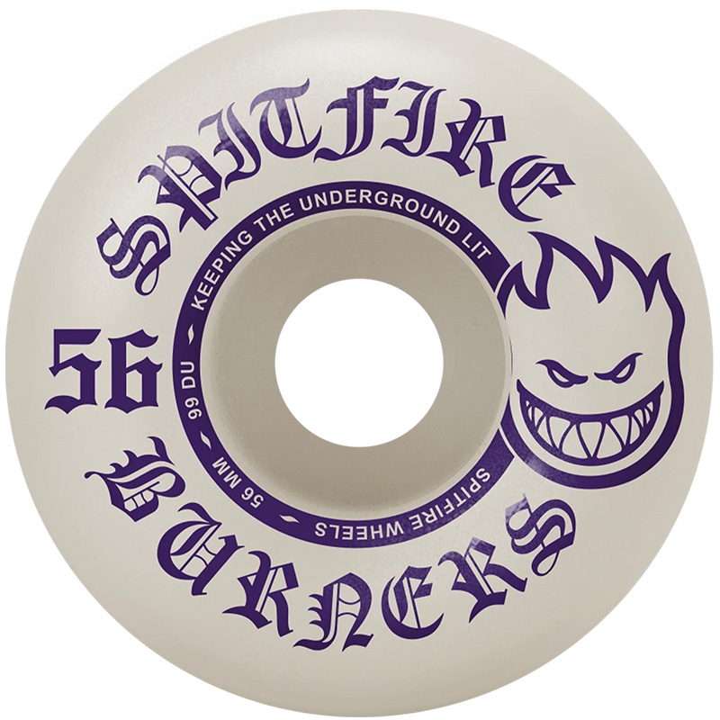 Spitfire Burner Wheels Purple 99D 56mm