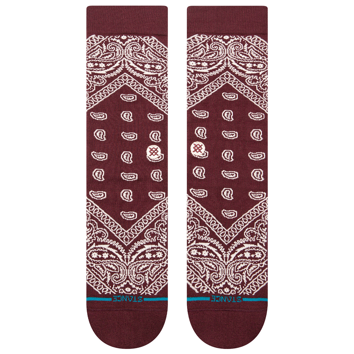 Stance Barrio Crew Socks Wine