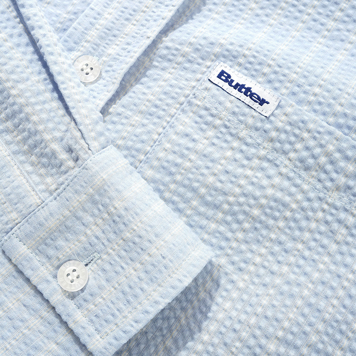 Butter Goods x Daniel Johnston Alive Again Shirt Light Blue