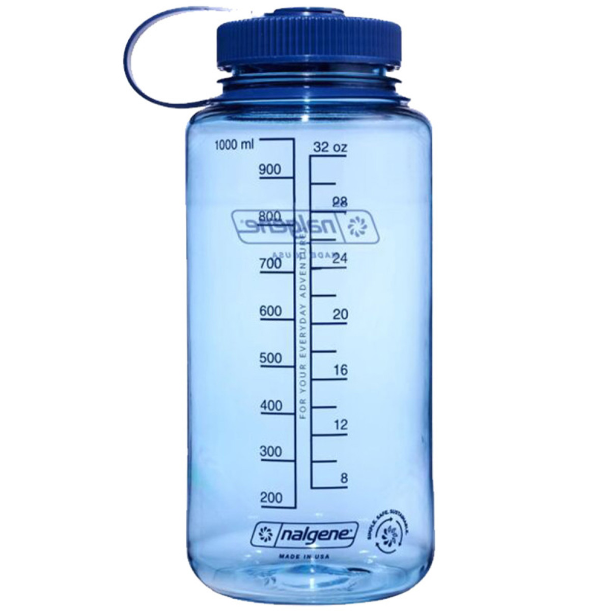 Nalgene Wide Mouth 1000ml Baby Blue Sustain