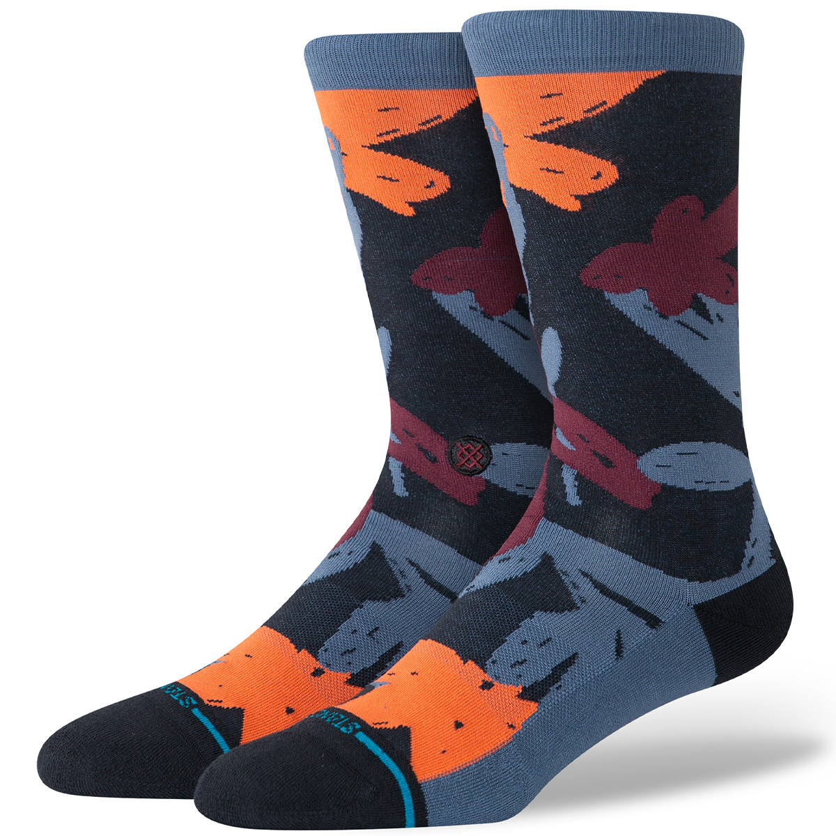 Stance Reggie And Otto Crew Socks Royal