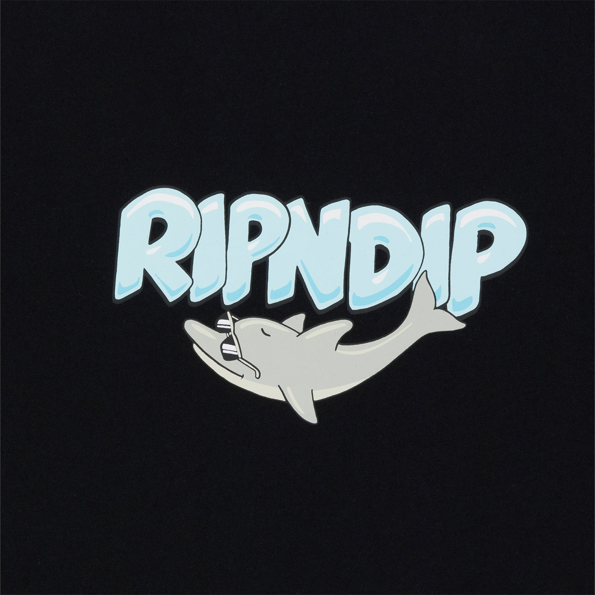 RIPNDIP Dolphin Dudes T-Shirt Black RIPNDIP Dolphin Dudes T-Shirt Black