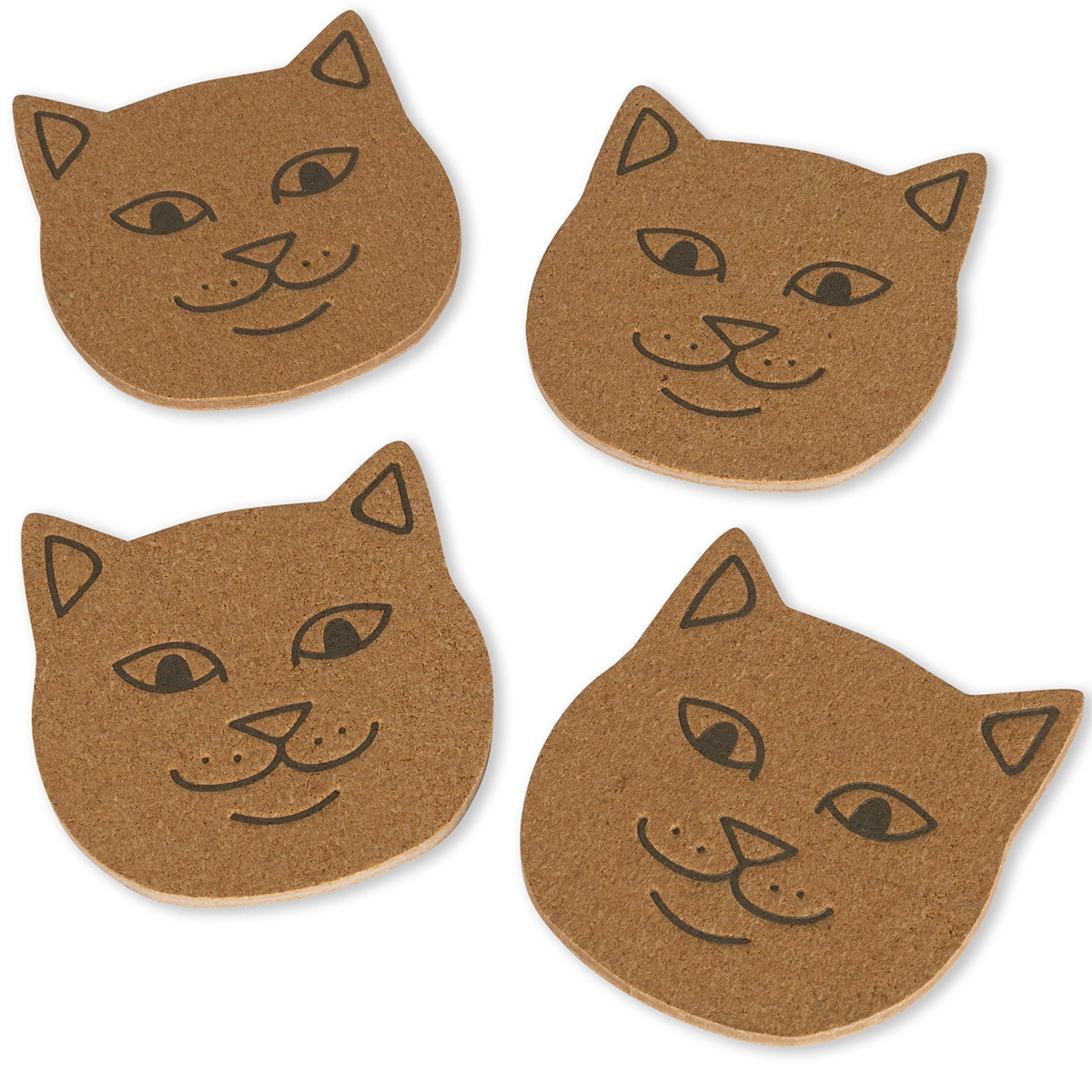 RIPNDIP Lord Nermal 4Pc Coaster Set White RIPNDIP Lord Nermal 4Pc Coaster Set White