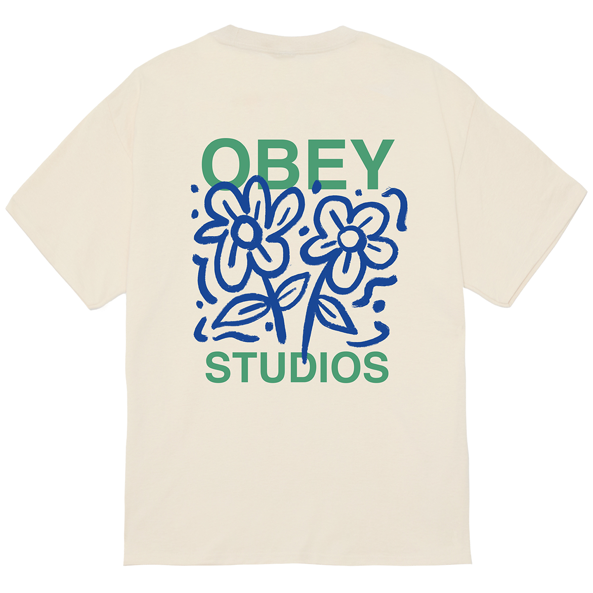 Obey Grown With Love T-Shirt Cream