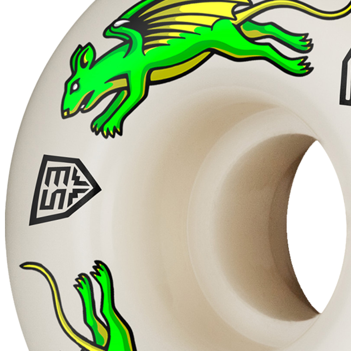 Powell Peralta Dragon Formula Nano Rat V4 Wide Wheels 97A 53mm x 34mm