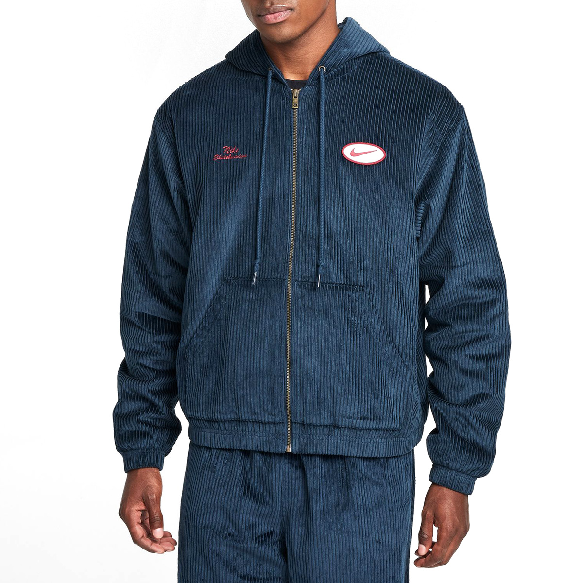 Nike SB Hooded Jacket Corduroy Armory Navy/Hyper Royal Nike SB Hooded Jacket Corduroy Armory Navy/Hyper Royal
