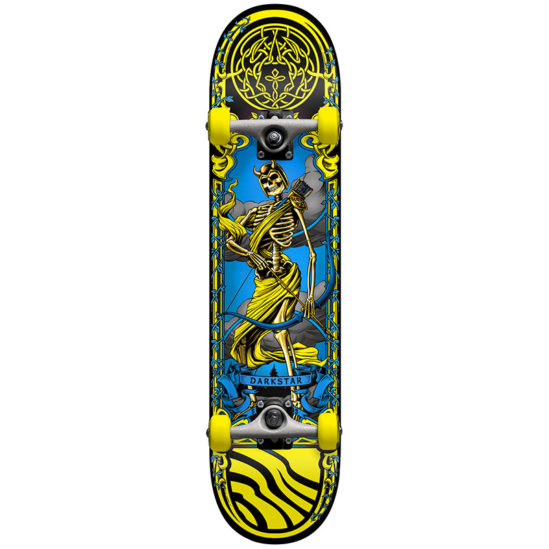 Darkstar Arrow First Push Complete Skateboard Yellow 7.5 Darkstar Arrow First Push Complete Skateboard Yellow 7.5