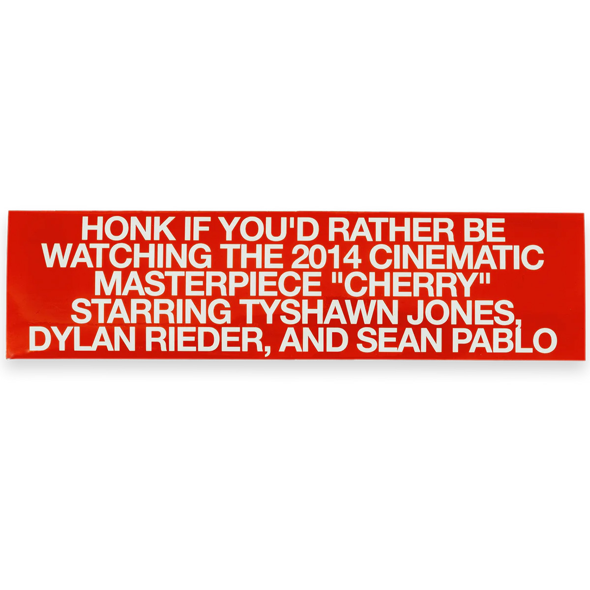 Jenkem Bumper Sticker Cherry Jenkem Bumper Sticker Cherry