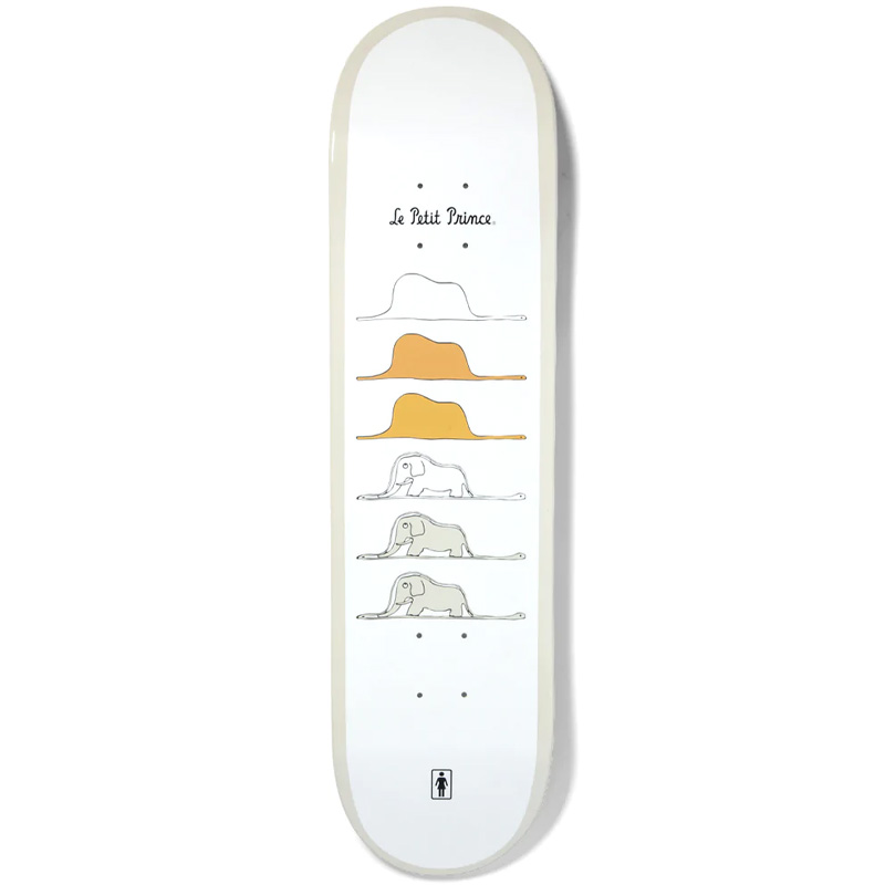 Girl Bennett Le Petit Prince Elephant Skateboard Deck 8.0 Girl Bennett Le Petit Prince Elephant Skateboard Deck 8.0