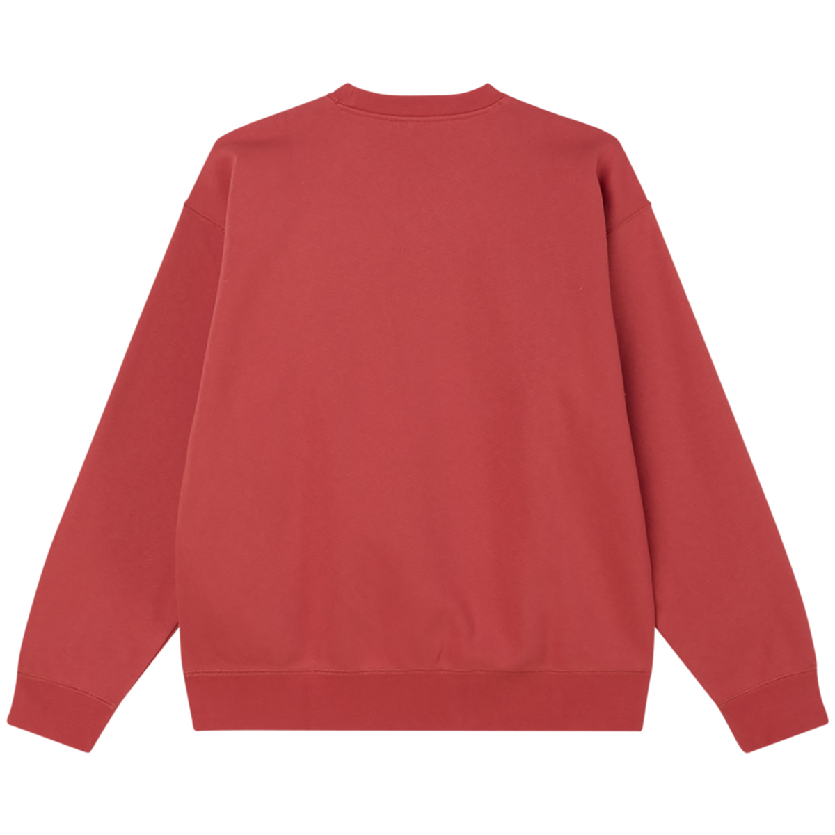 Obey Established Works Bold Crewneck Sweater II Mineral Red Obey Established Works Bold Crewneck Sweater II Mineral Red