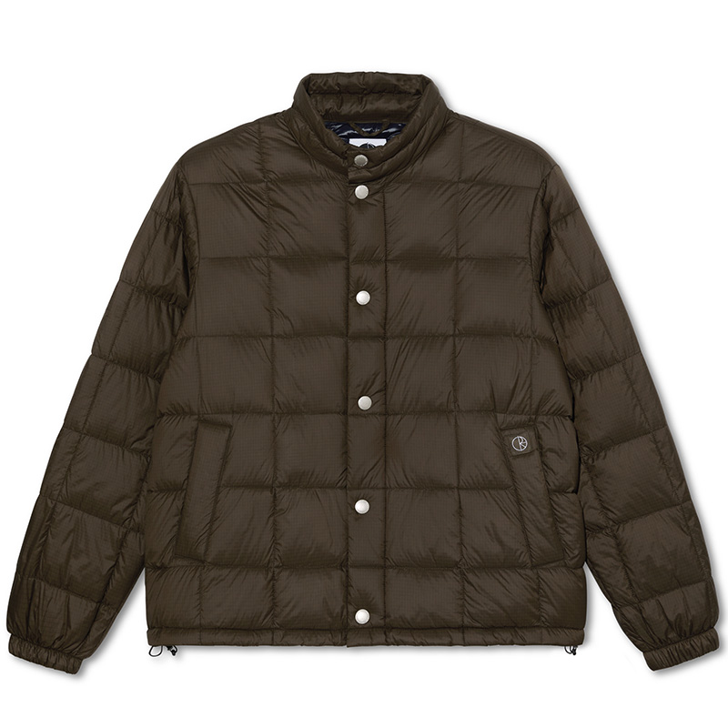 Polar Lightweight Puffer Jacket Brown Polar Lightweight Puffer Jacket Brown