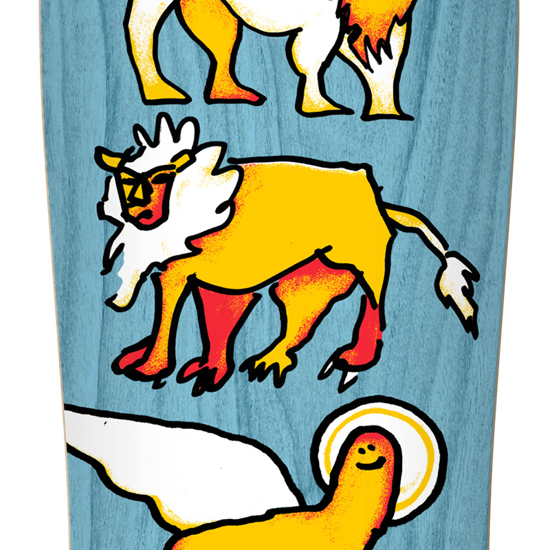 Krooked Barbee Pride Skateboard Deck Assorted Woodstain 9.5 Krooked Barbee Pride Skateboard Deck Assorted Woodstain 9.5