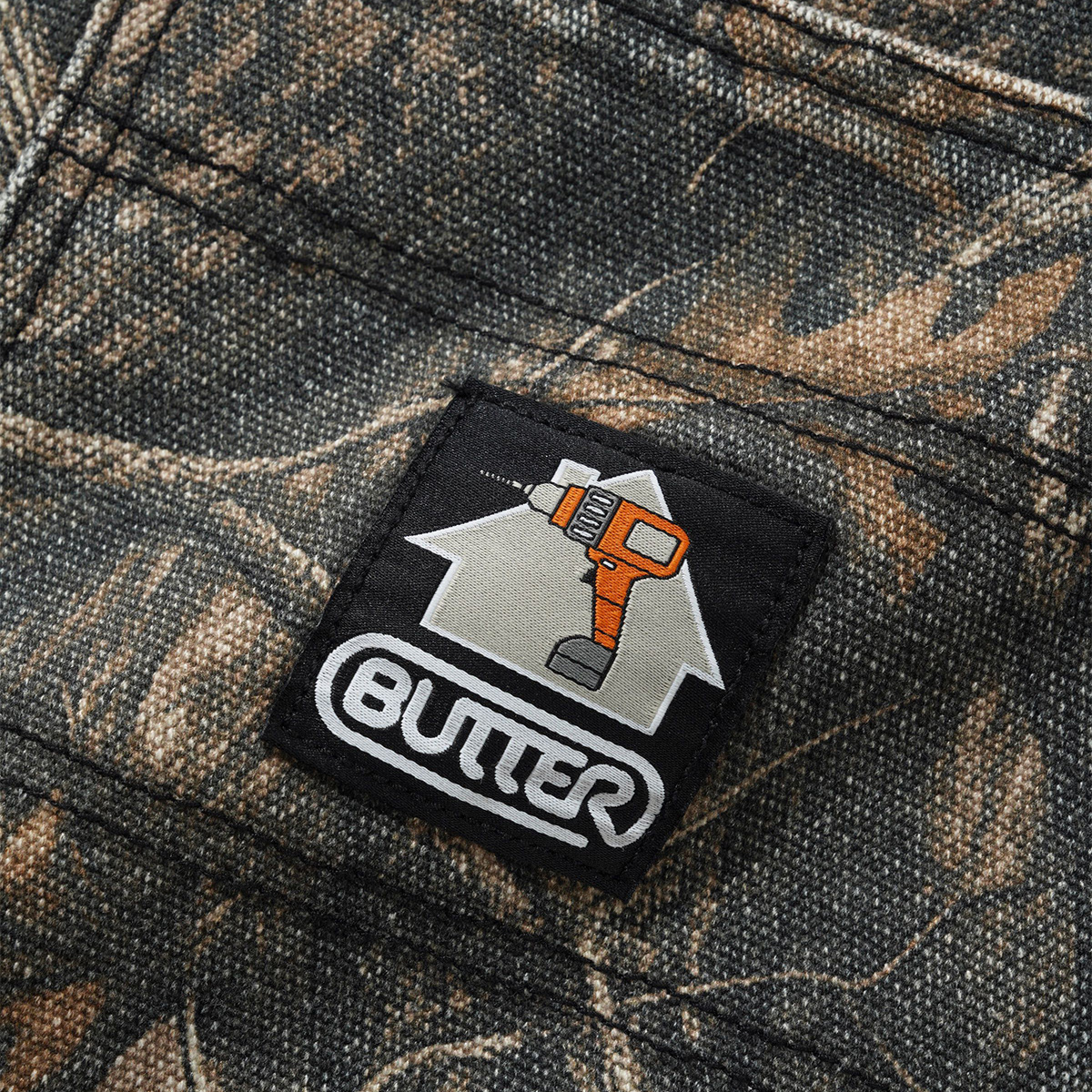 Butter Goods Work Pants Forest Camo
