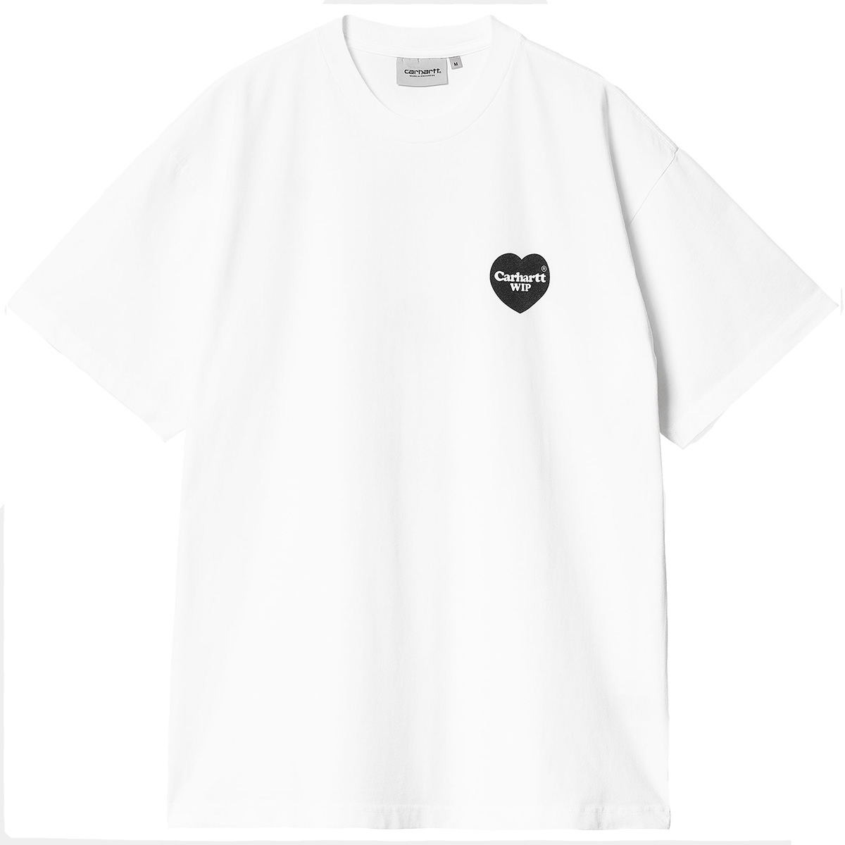 Carhartt WIP Heart Bandana T-Shirt White/Black Carhartt WIP Heart Bandana T-Shirt White/Black