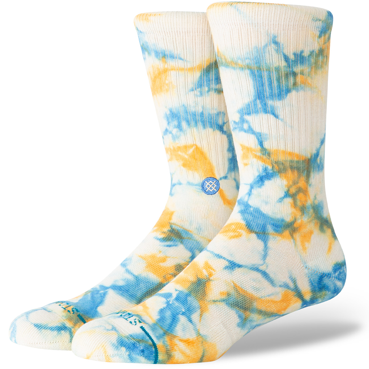 Stance Spotty Dye Crew Socks Mango