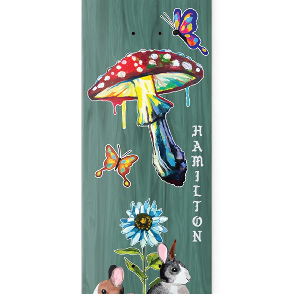 Primitive Hamilton Dream Nicely Skateboard Deck Teal 8.25 Primitive Hamilton Dream Nicely Skateboard Deck Teal 8.25